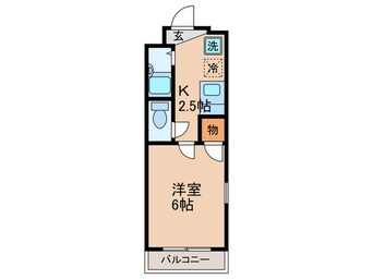 間取図 ルミエ－ル西長堀
