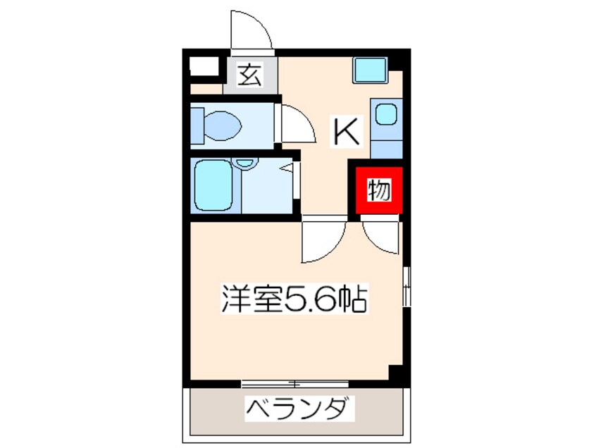 間取図 ルミエ－ル西長堀