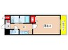 ＧＨＡＬＥＨ花園 1Kの間取り