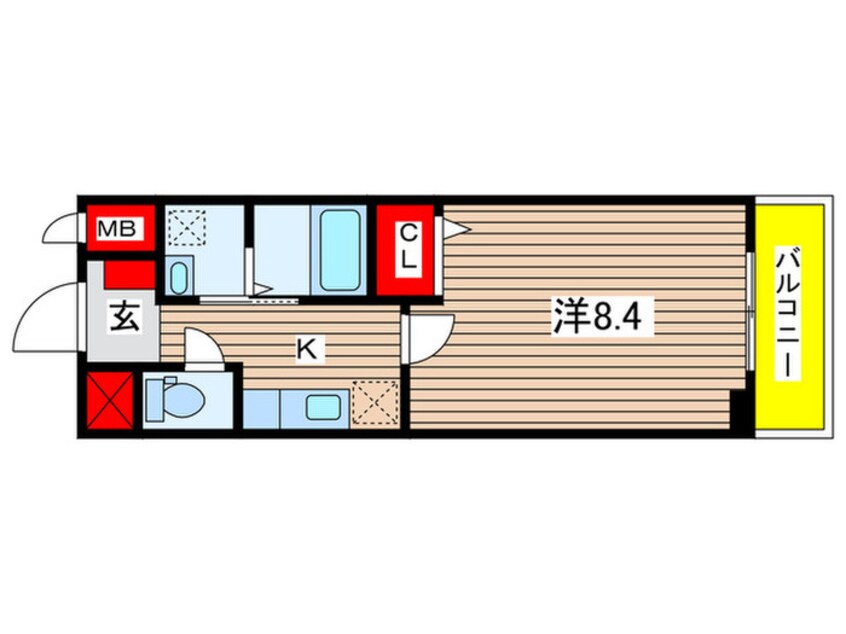 間取図 ＧＨＡＬＥＨ花園