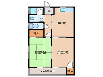 間取図 薮田ハイツ