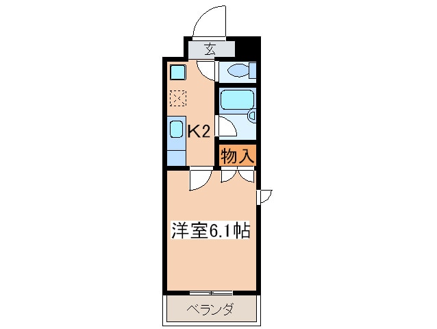 間取り図 ドエル南堀江１番館