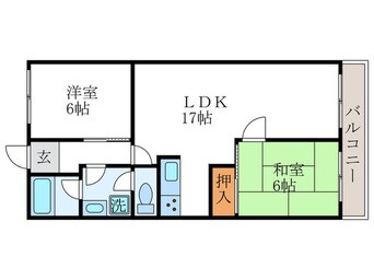 間取図 サンフローラ桂