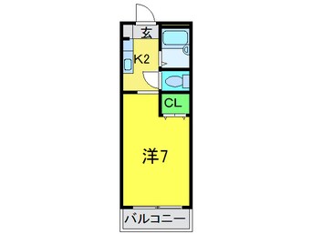 間取図 エレガンタナカⅡ