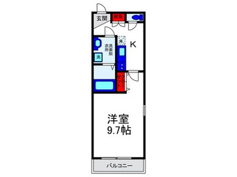 間取図 エムズ福原