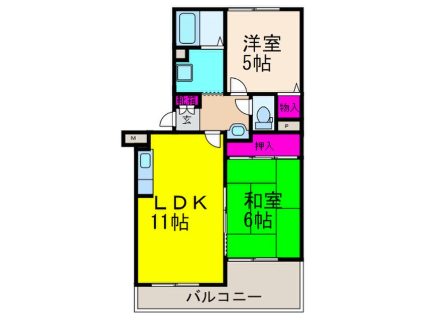 間取図 高井マンション