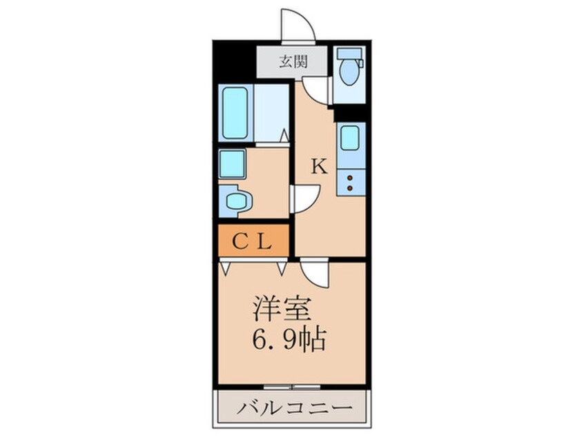 間取図 ＷＩＮ深草枯木町