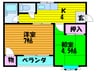 ロイヤルライフ八坂 2Kの間取り