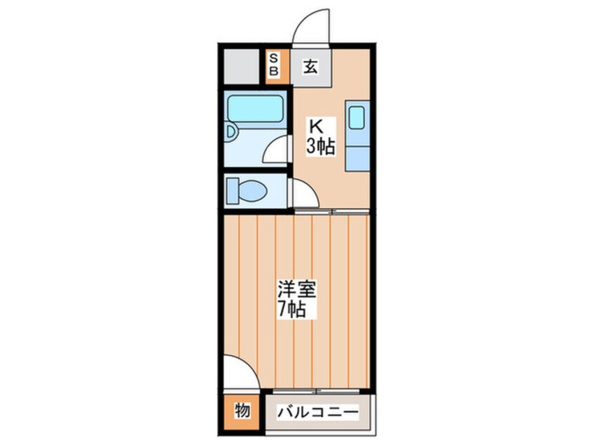 間取図 ロイヤルライフ八坂