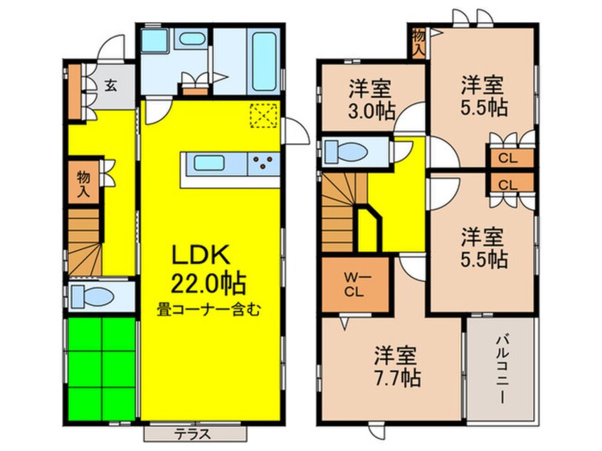 間取図 売布4丁目戸建