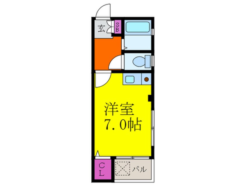 間取図 ハッピーハイツ