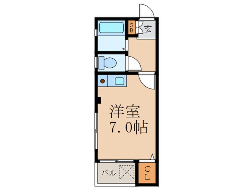 間取図 ハッピーハイツ