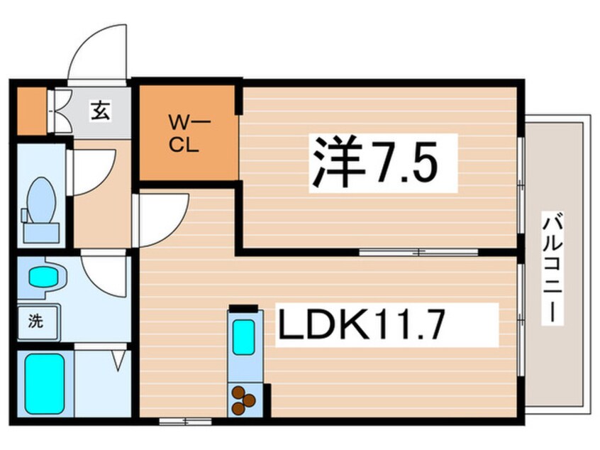 間取図 カムリガ－デン