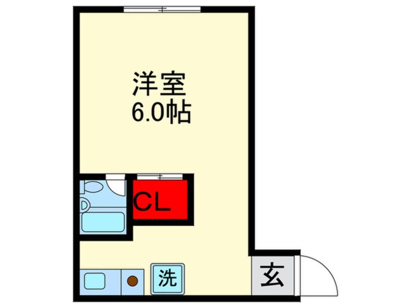 間取図 シャルム枚方