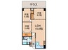 ﾛｰﾚﾙﾊｲﾂ北天満1号棟（114） 3LDKの間取り
