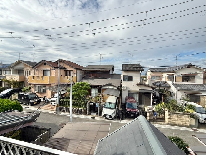 室内からの展望 宇治大谷貸家