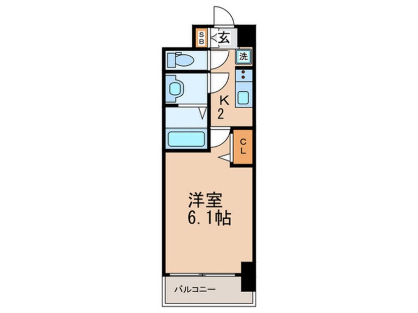 間取図 スプランディッド天王寺DUE