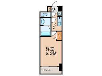 間取図 スプランディッド天王寺DUE