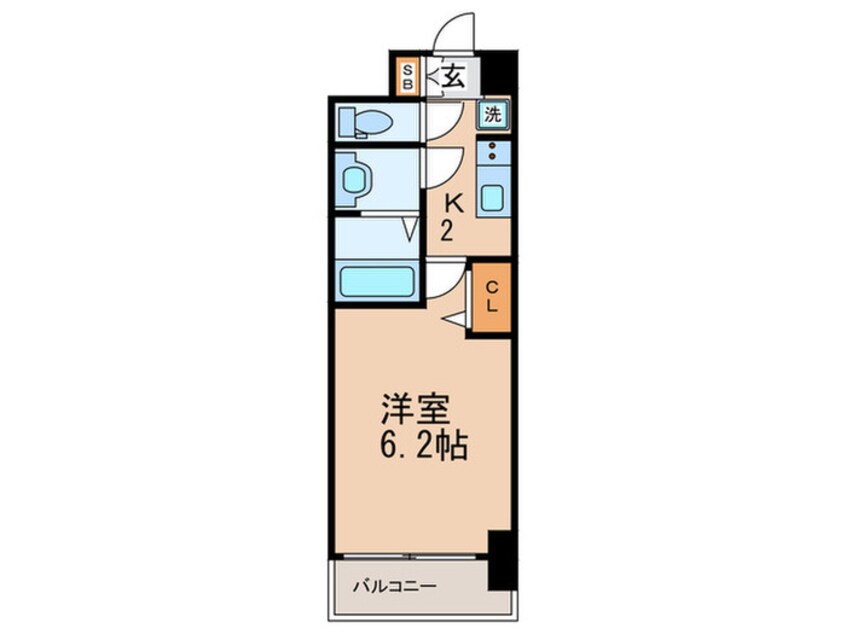 間取図 スプランディッド天王寺DUE