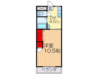 間取図 岡山手ハイツ