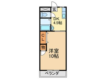 間取図 岡山手ハイツ