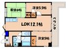 コティ横木　201号室 3LDKの間取り