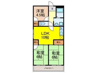 間取図 サンベール久宝園