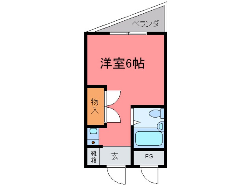 間取図 上中マンション美園