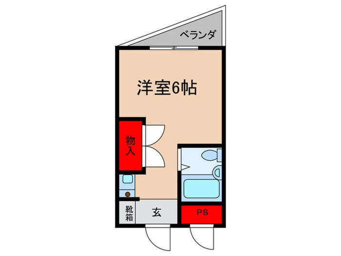 間取り図 上中マンション美園