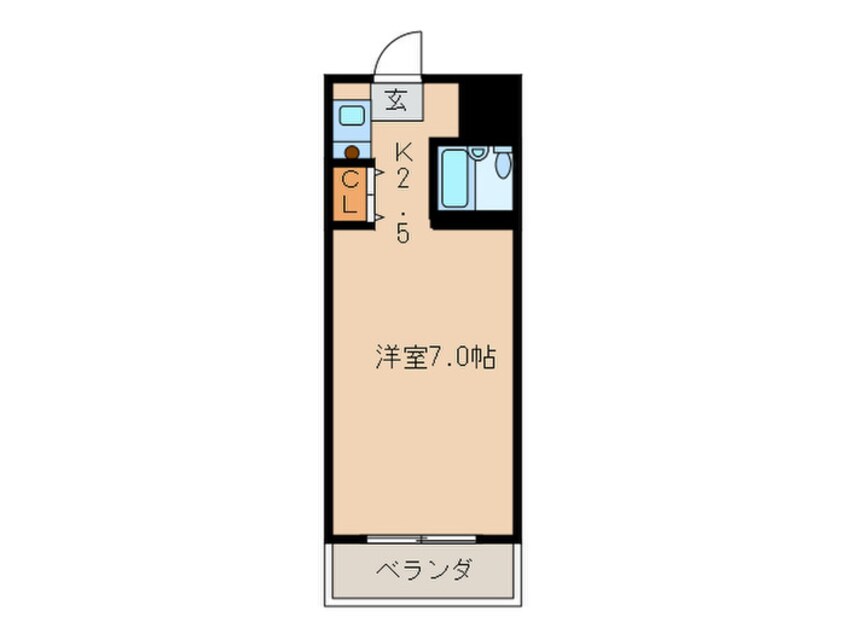 間取図 上中マンション美園