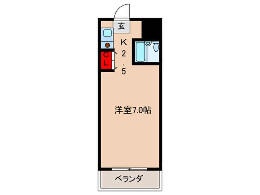 間取図 上中マンション美園