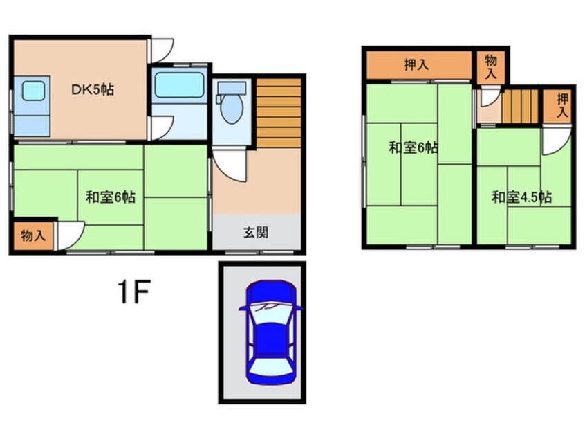 間取図 姫島4戸建て