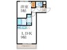 Solare西京極 1LDKの間取り