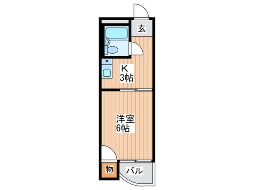 間取図 イーストパレス萱島