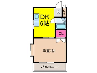 間取図 平野西シャルマン