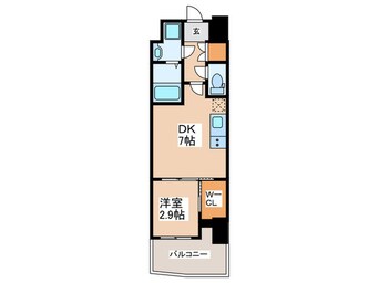 間取図 セレニテ難波リアン