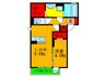 ＨＩＢＡＲＩ 1LDKの間取り
