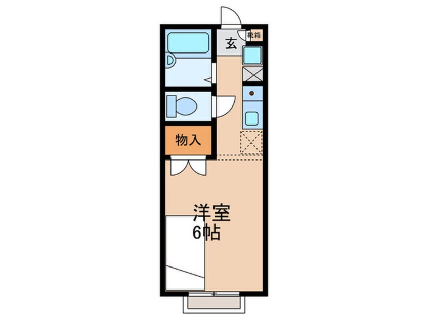 間取図 法橋ハイツA棟