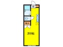 法橋ハイツA棟の間取図