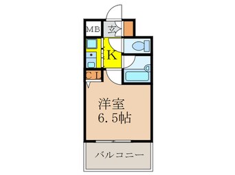 間取図 ダイアパレス新大阪宮原(1003)