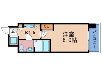 間取図 ｴｽﾘｰﾄﾞ梅田ｸﾞﾗﾝﾉｰｽ(917)