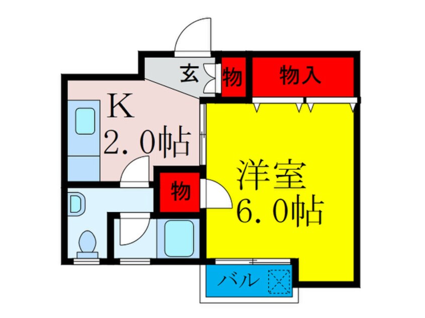 間取図 東峰ﾚｼﾞﾃﾞﾝｽ