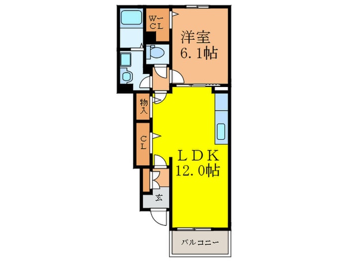 間取り図 グランディール　N