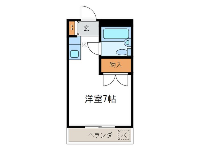 間取り図 パレスカツラ
