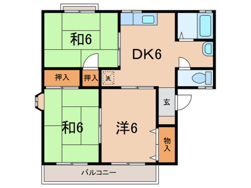 間取図 セトルメント六甲Ａ棟