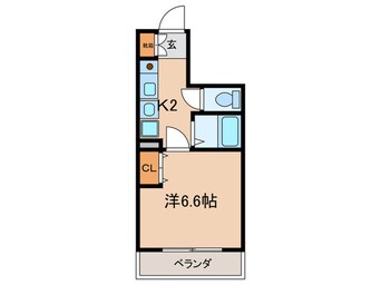 間取図 エイペックス天神橋1