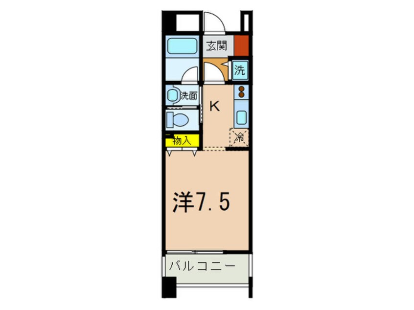 間取図 ア－バネックス神戸駅前