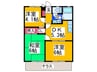ﾊｲﾂﾌﾟﾚｽﾃｰｼﾞ 3DKの間取り