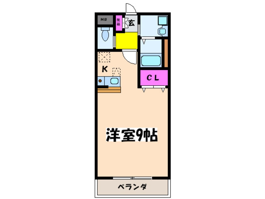 間取図 アクティ中本