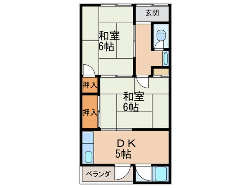 間取図 八重垣荘